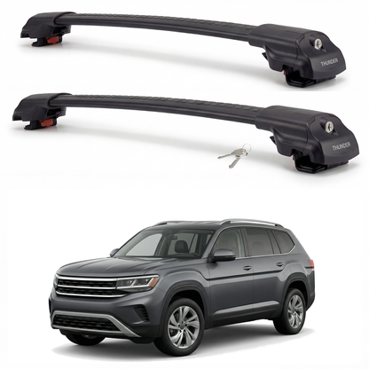 Volkswagen Atlas 2018-2026 TRX1 black roof rack cross bars