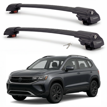 Volkswagen Taos 2021-2024 TRX1 black roof rack cross bars