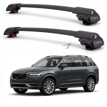 Volvo XC90 2003-2015 TRX1 black roof rack cross bars