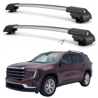 GMC Acadia 2024-2027 roof rack cross bars silver pair