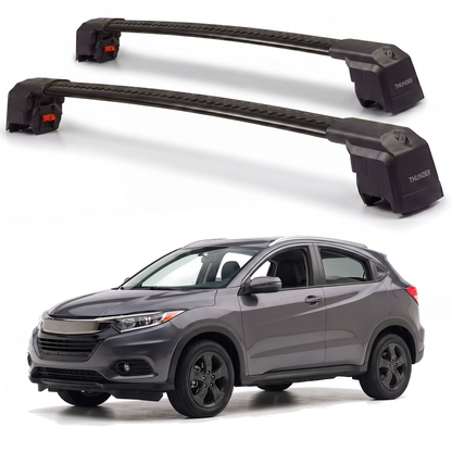Honda HR-V 2016-2022 roof rack cross bars black pair
