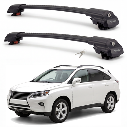 Lexus RX 350 / RX 450h 2010-2015 roof rack cross bars black pair