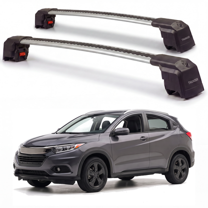 Honda HR-V 2016-2022 roof rack cross bars silver pair