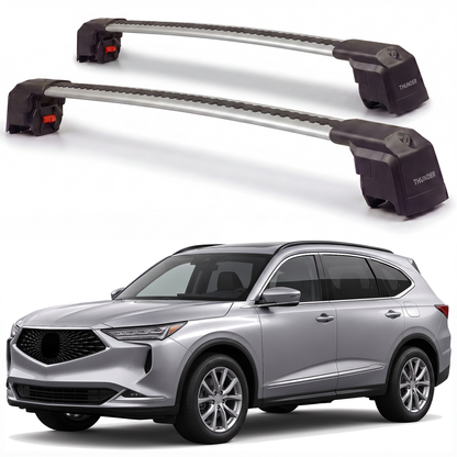 Acura MDX 2022-2026 roof rack cross bars silver pair