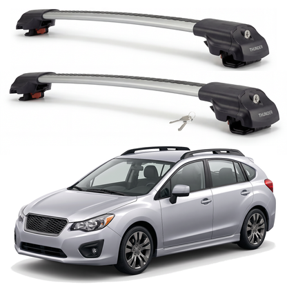 Subaru Impreza Sport 2012-2016 roof rack cross bars silver pair