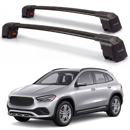 Mercedes-Benz GLA H247 2021-2026 roof rack cross bars black pair