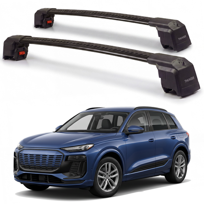 Audi Q6 / SQ6 e-tron 2025-2027 roof rack cross bars black pair