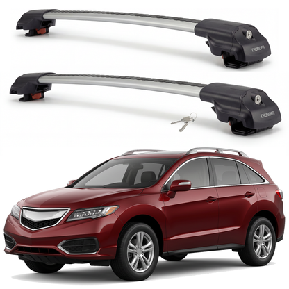 Acura RDX 2013-2018 roof rack cross bars silver pair