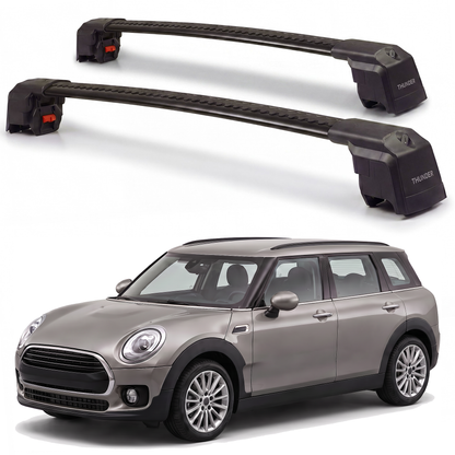 MINI Cooper Clubman 2016-2024 roof rack cross bars black pair