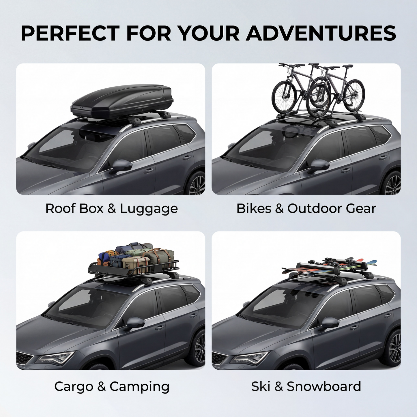 Nissan Rogue Sport 2017-2022 TRX1 black adventure gear compatibility