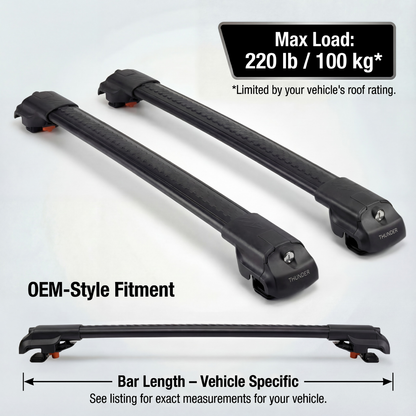 Honda Ridgeline 2017-2025 TRX1 black OEM fitment 220lb load