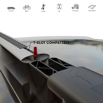 Subaru Forester (SH) 2009-2013 TRX1 gray t-slot accessory compatible