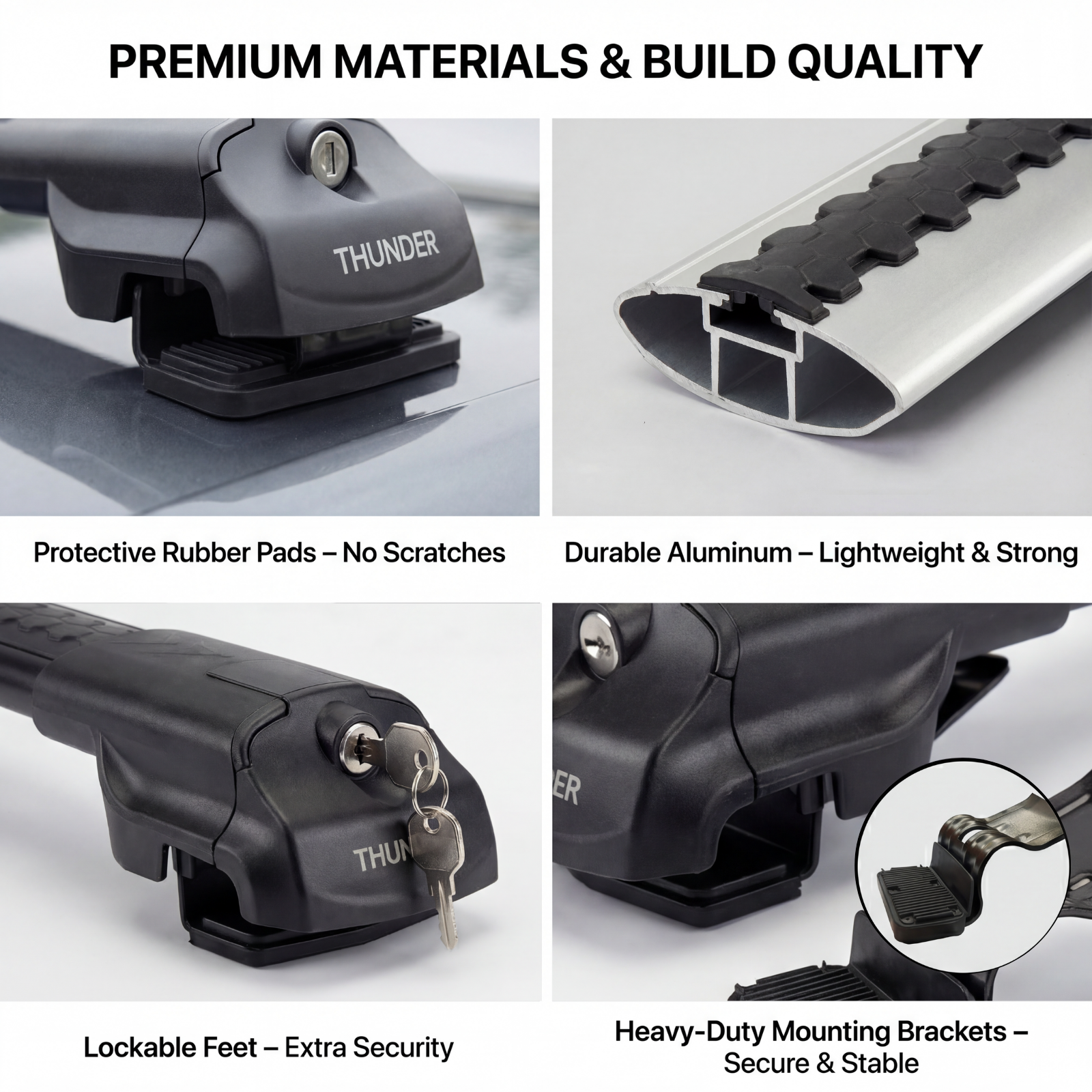 Subaru Forester (SH) 2009-2013 TRX1 gray premium materials lock system