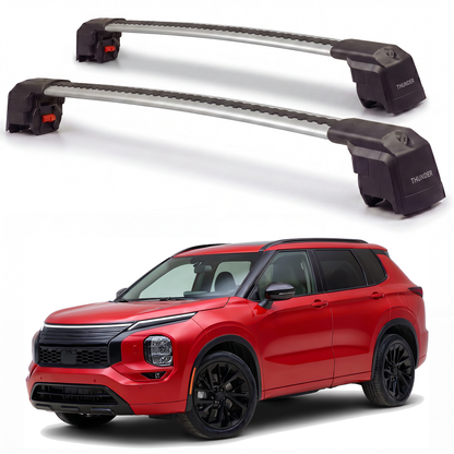 Nissan Rogue Plug-in Hybrid 2026 roof rack cross bars silver pair