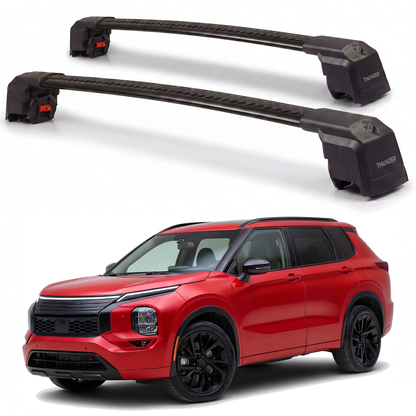 Nissan Rogue Plug-in Hybrid 2026 roof rack cross bars black pair