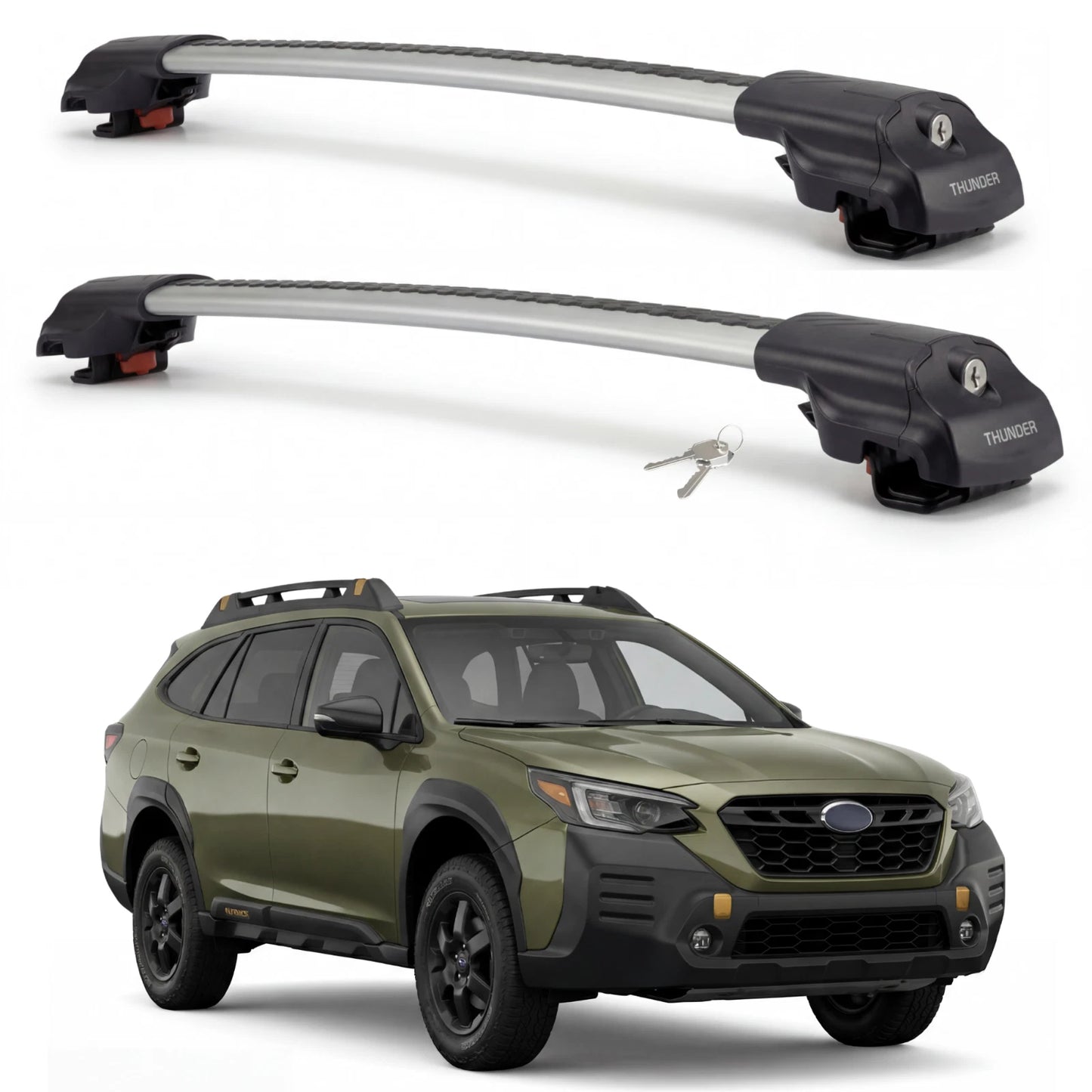 Roof Rack Cross Bars for Subaru Outback Wilderness 2024-2025