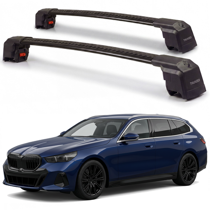 BMW M5 2025-2027 roof rack cross bars black pair
