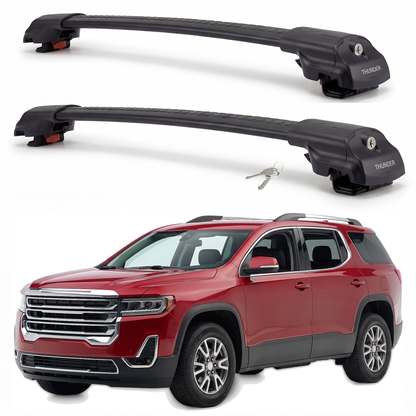 GMC Acadia 2017-2023 roof rack cross bars black pair
